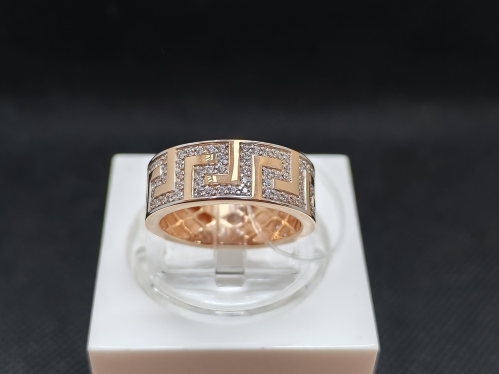 КОЛЬЦО С КАМНЯМИ (Au 585)