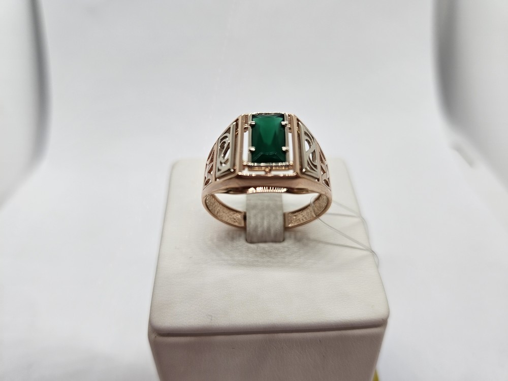 КОЛЬЦО ПЕЧАТКА с камнем (Au 585)