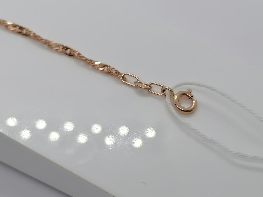 БРАСЛЕТ ПУСТОТЕЛЫЙ Сингапур Au 585