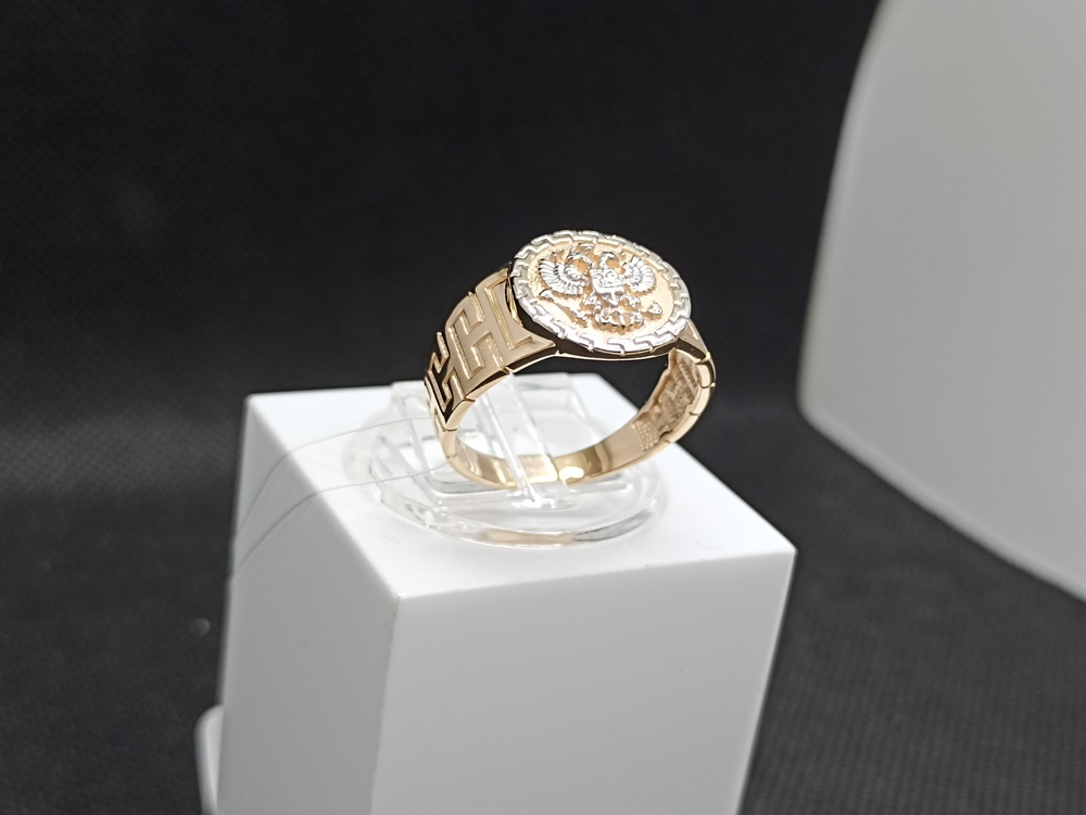 КОЛЬЦО ПЕЧАТКА без камня (Au 585)