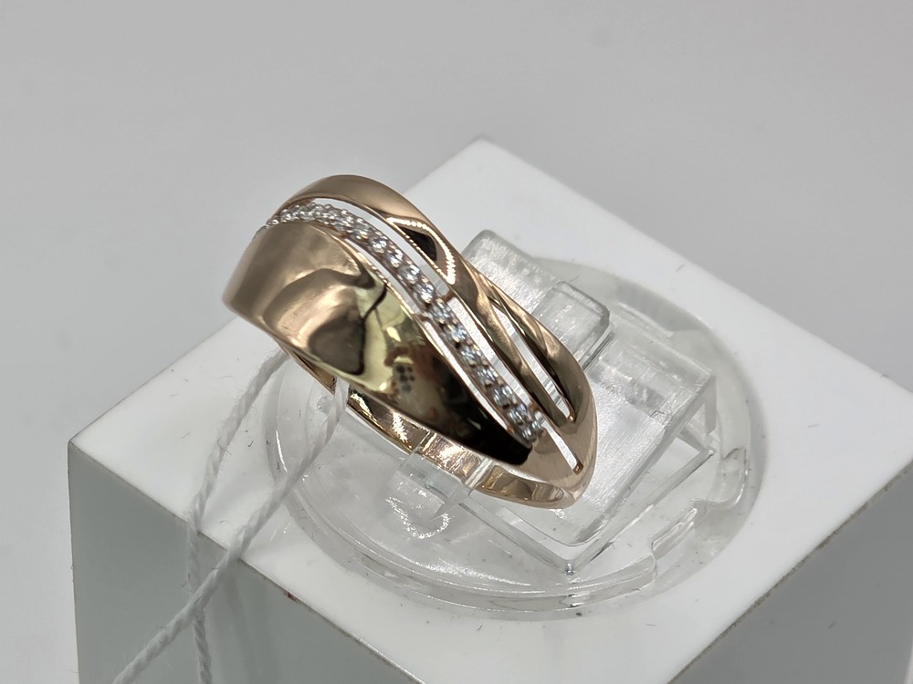 КОЛКМИ585 КОЛЬЦО С КАМНЯМИ (Au 585)