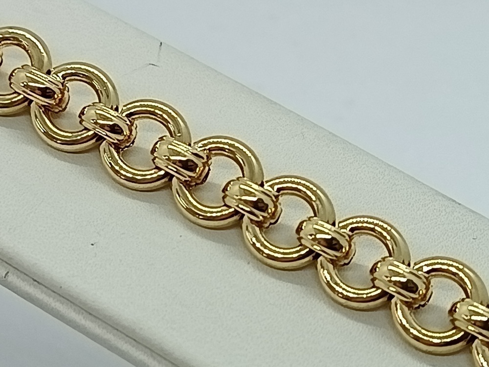 БРАСЛЕТ ПУСТОТЕЛЫЙ Фантазия Au 585