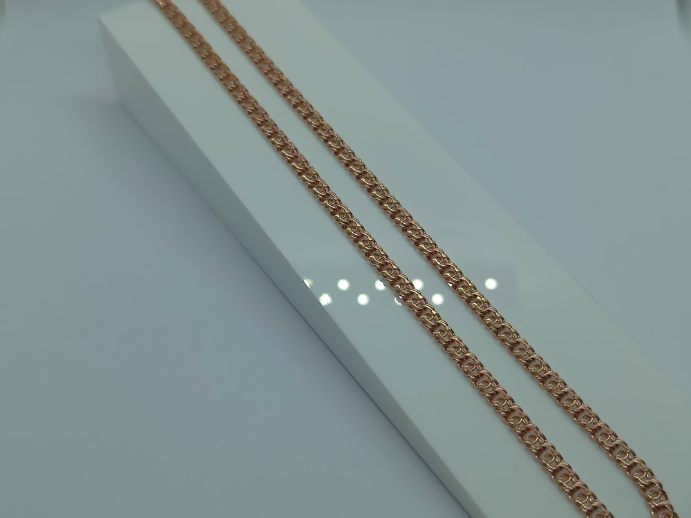 ЦЕПЬ ПОЛНОВЕСНАЯ Бисмарк арбский (Au 585) ЦЕПЬ ПОЛНОВЕСНАЯ Бисмарк арбский (Au 585)