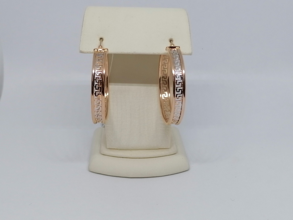 СКОН585 СЕРЬГИ КОНГО (Au 585)