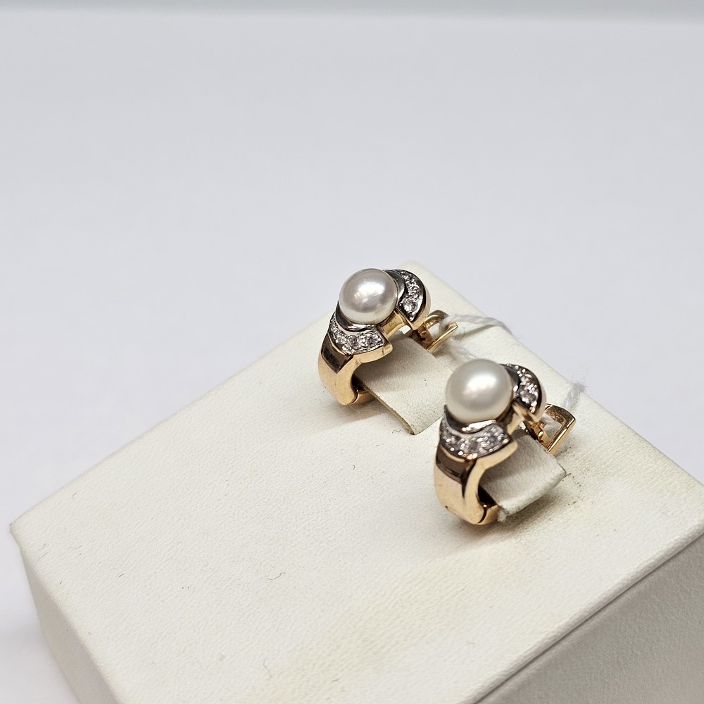 СЕРЬГИ С КАМНЯМИ (Au 585)