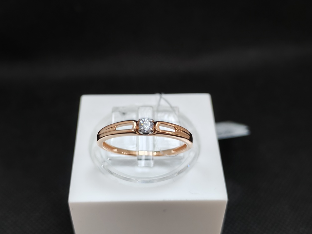 КОЛЬЦО С КАМНЕМ (Au 585)