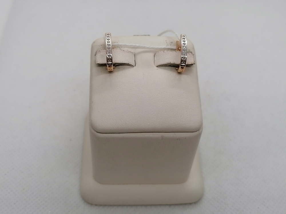 СКМИ585 СЕРЬГИ С КАМНЯМИ (Au 585)