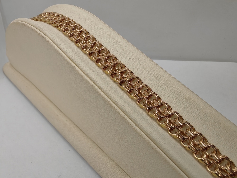 ЦЕПЬ ПОЛНОВЕСНАЯ Бисмарк (Au 585)