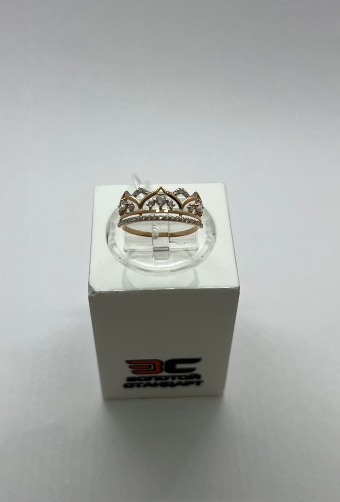КОЛКМИ585 КОЛЬЦО С КАМНЯМИ (Au 585)
