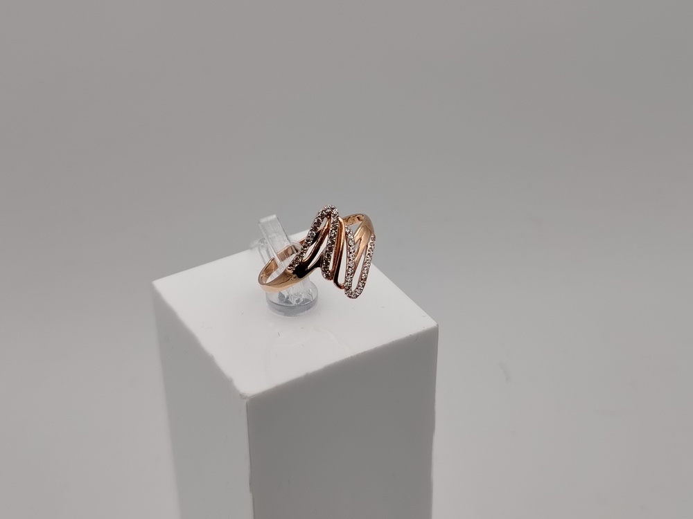 КОЛКМИ585 КОЛЬЦО С КАМНЯМИ (Au 585)