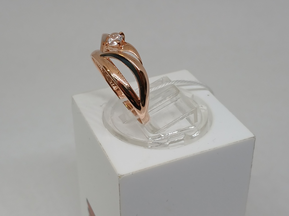 КОЛЬЦО С КАМНЕМ (Au 585)