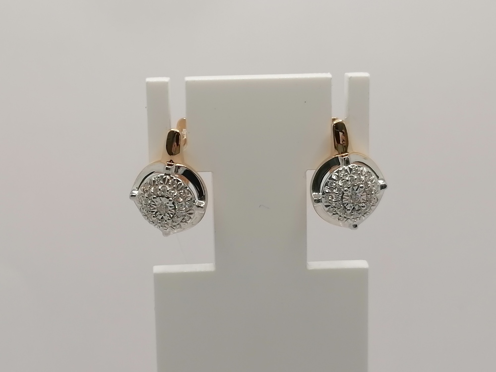 СЕРЬГИ БРИЛЛИАНТ (Au 585)