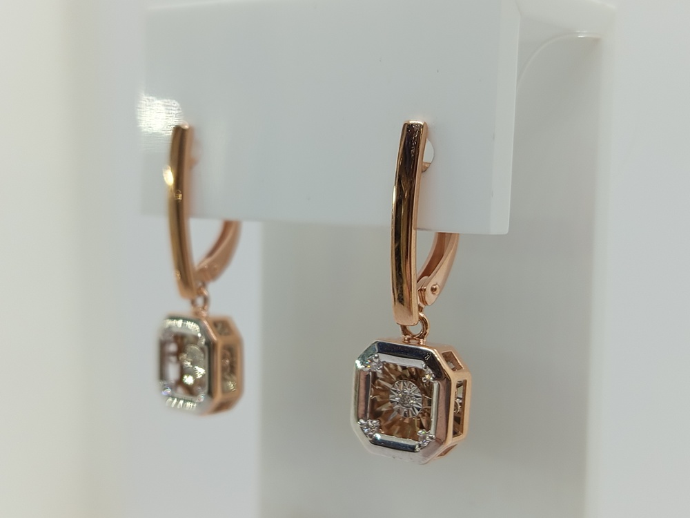 СЕРЬГИ БРИЛЛИАНТ (Au 585)