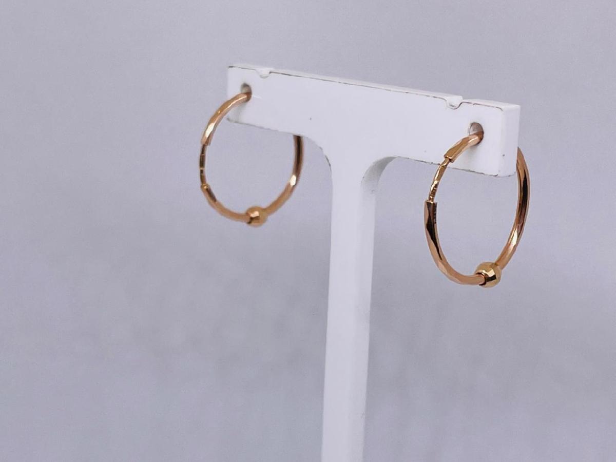 СКОН585 СЕРЬГИ КОНГО (Au 585)