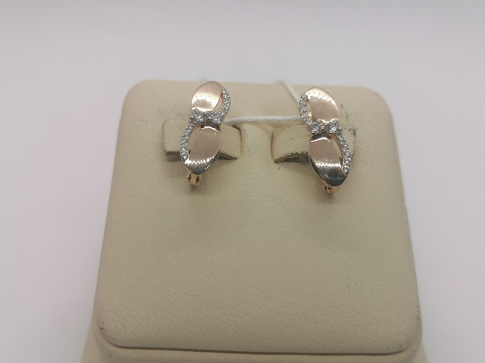 СЕРЬГИ С КАМНЯМИ (Au 585)