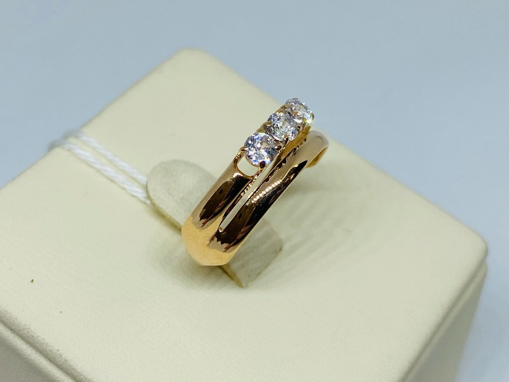 КОЛКМИ585 КОЛЬЦО С КАМНЯМИ (Au 585)