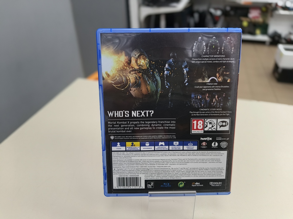 Игра Playstation 4 Mortal Kombat X