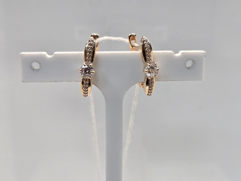 СЕРЬГИ С КАМНЯМИ (Au 585)