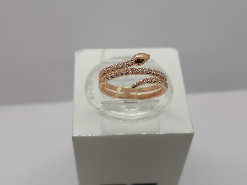 КОЛЬЦО С КАМНЯМИ (Au 585)