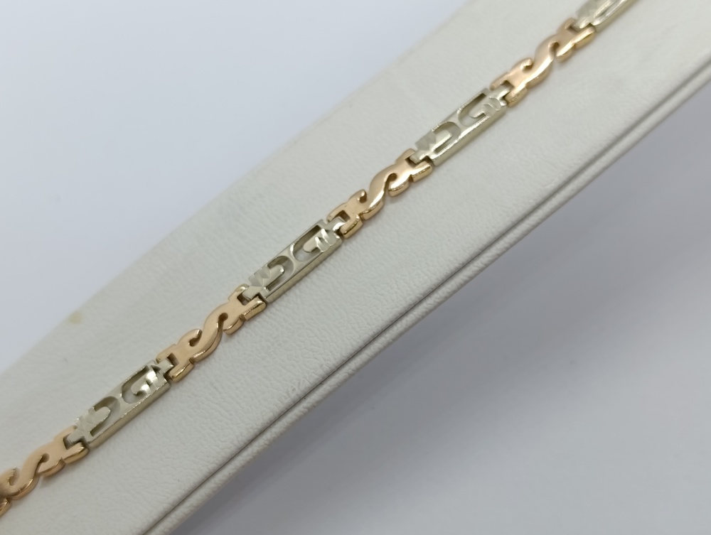 БРАСЛЕТ ПОЛНОВЕСНЫЙ Фантазия Au 585