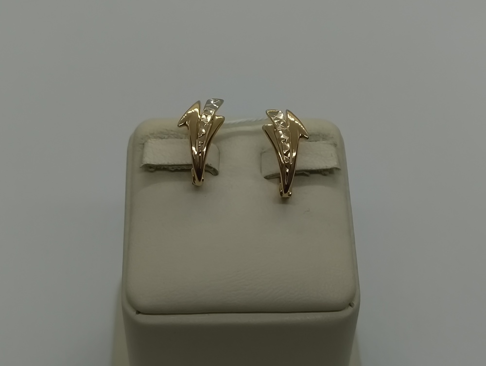 СЕРЬГИ БЕЗ КАМНЯ (Au 585)