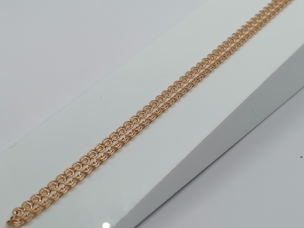 НЦ 12-087 ЦЕПЬ ПОЛНОВЕСНАЯ Лав (Au 585)