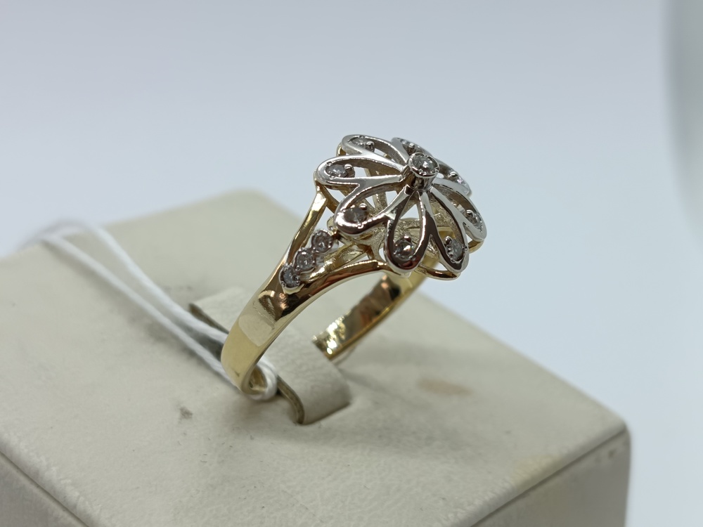 КОЛЬЦО БРИЛЛИАНТ Au 500