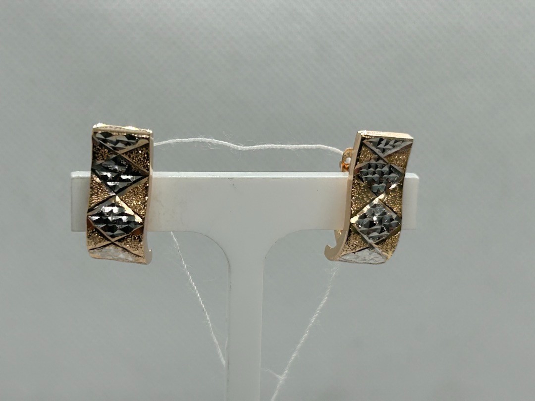 СЕРЬГИ БЕЗ КАМНЯ (Au 585)