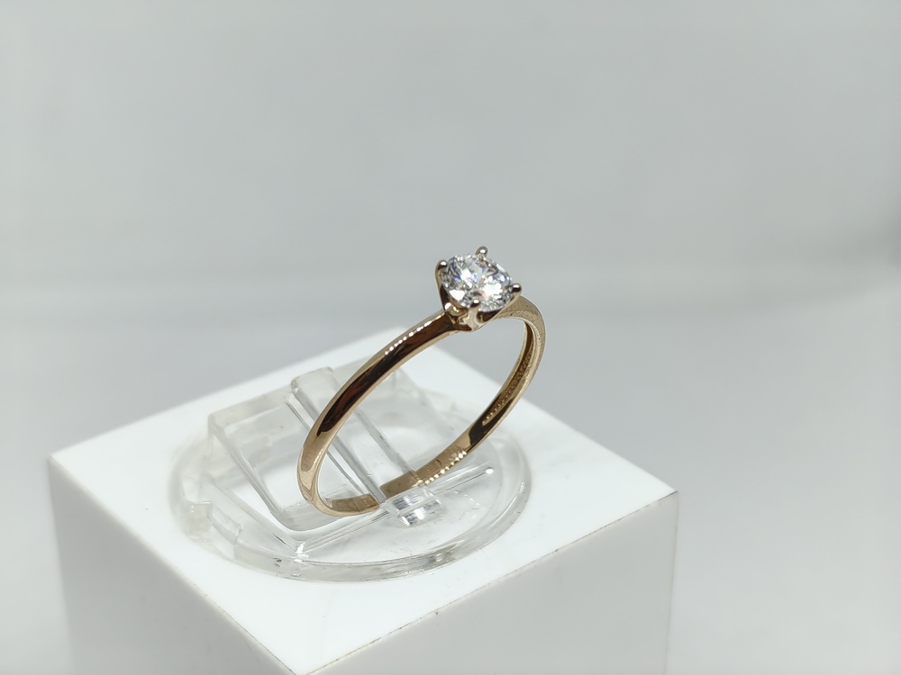 КОЛЬЦО С КАМНЕМ (Au 585)