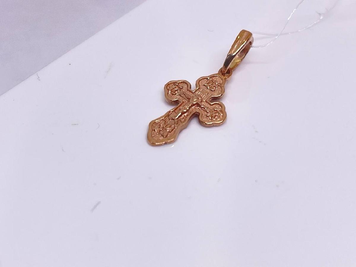 810-00123-10-00-00-00 ПОДВЕСКА КРЕСТ без камня (Au 585)