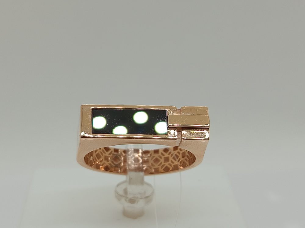 КОЛЬЦО ПЕЧАТКА с камнем (Au 585)