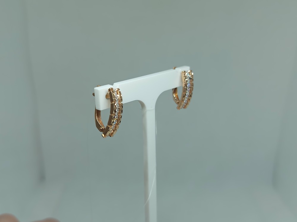 СЕРЬГИ С КАМНЯМИ (Au 585)