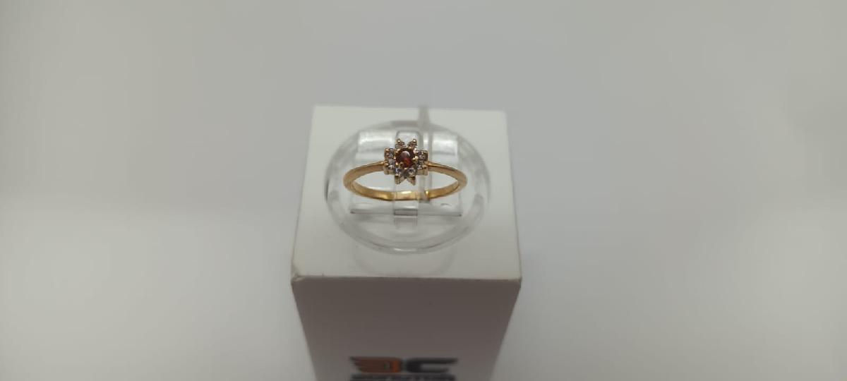 КОЛКМИ585 КОЛЬЦО С КАМНЯМИ (Au 585)