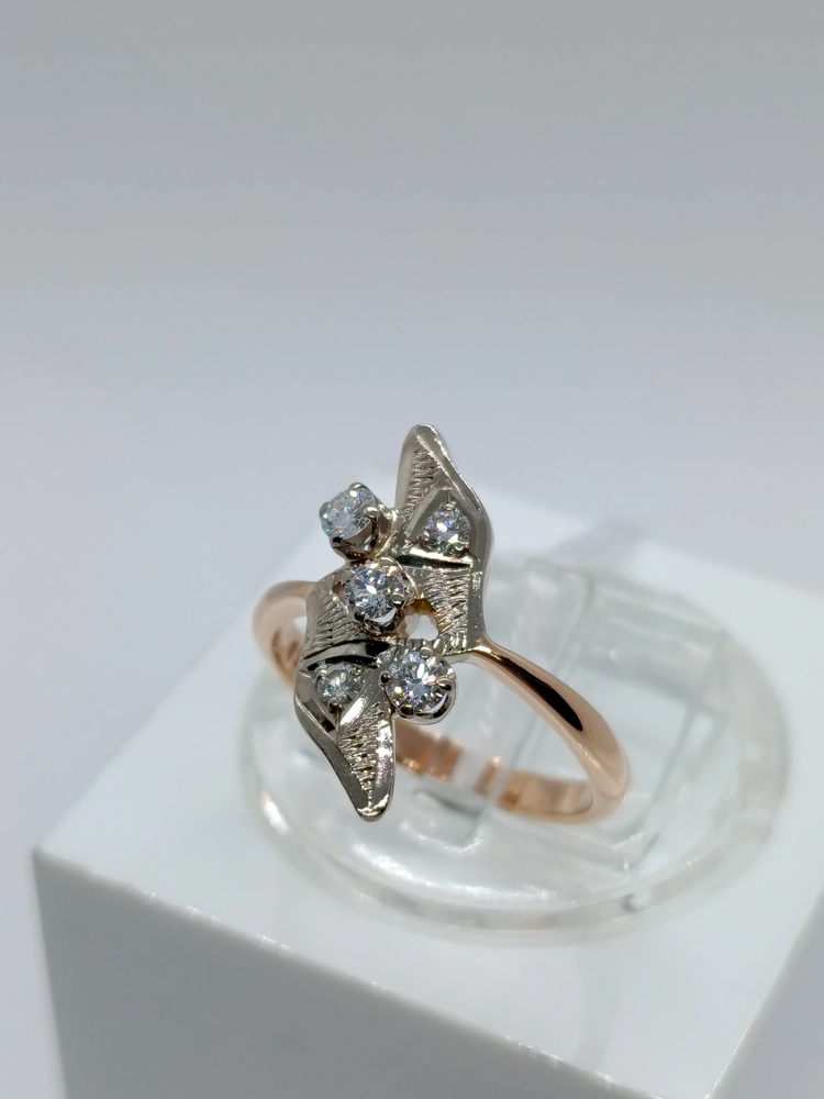 КОЛЬЦО БРИЛЛИАНТ Au 585