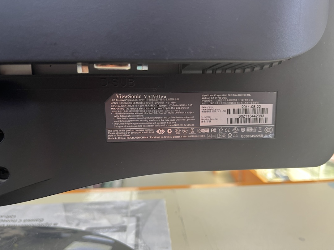 Монитор Viewsonic VA1931wa;