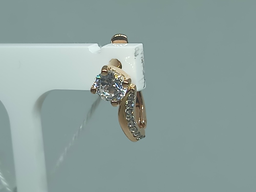 СКМИ585 СЕРЬГИ С КАМНЯМИ (Au 585)