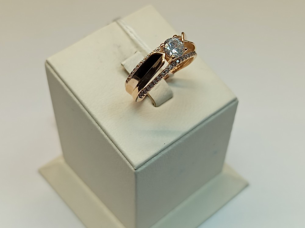 КОЛКМИ585 КОЛЬЦО С КАМНЯМИ (Au 585)