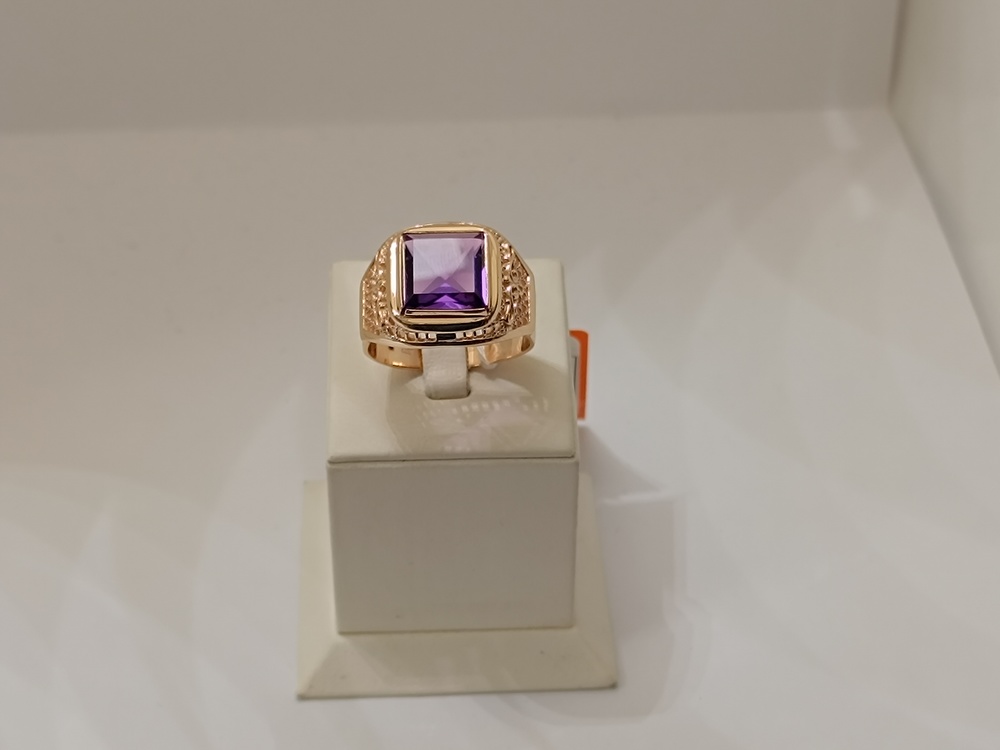 ПЕЧАТКА С КАМНЕМ (Au 585)