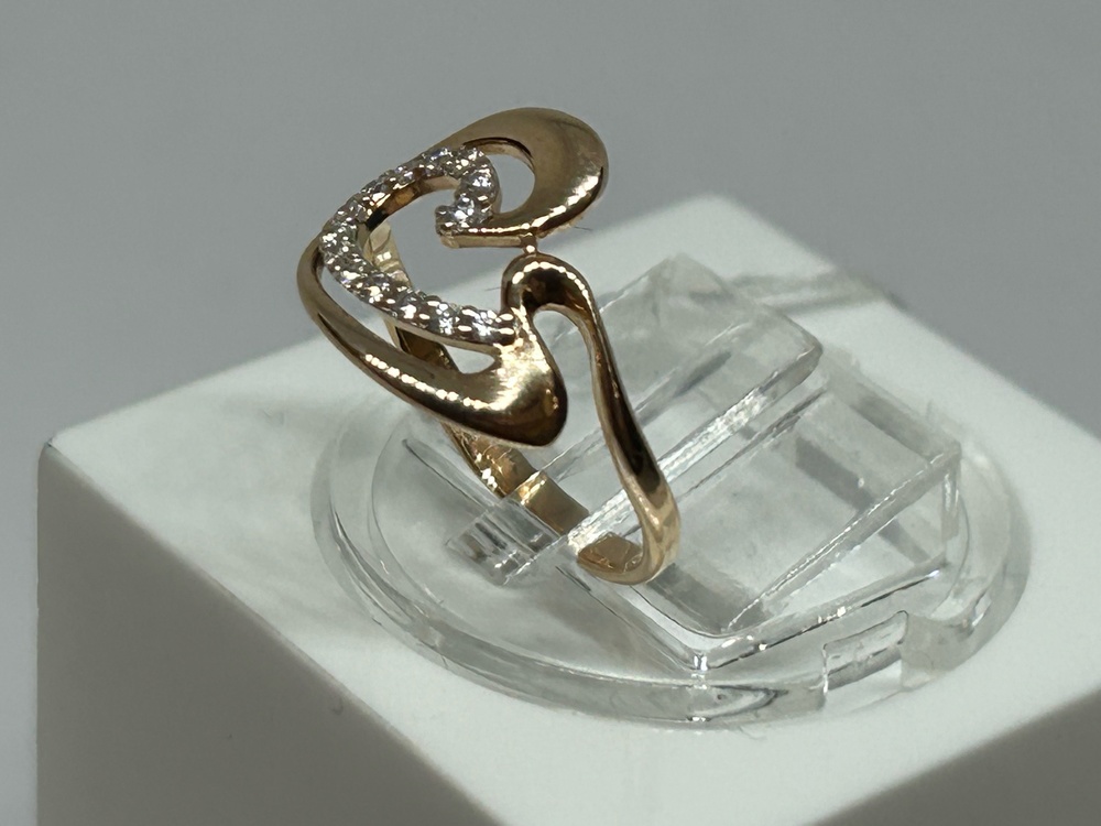 КОЛКМИ585 КОЛЬЦО С КАМНЯМИ (Au 585)