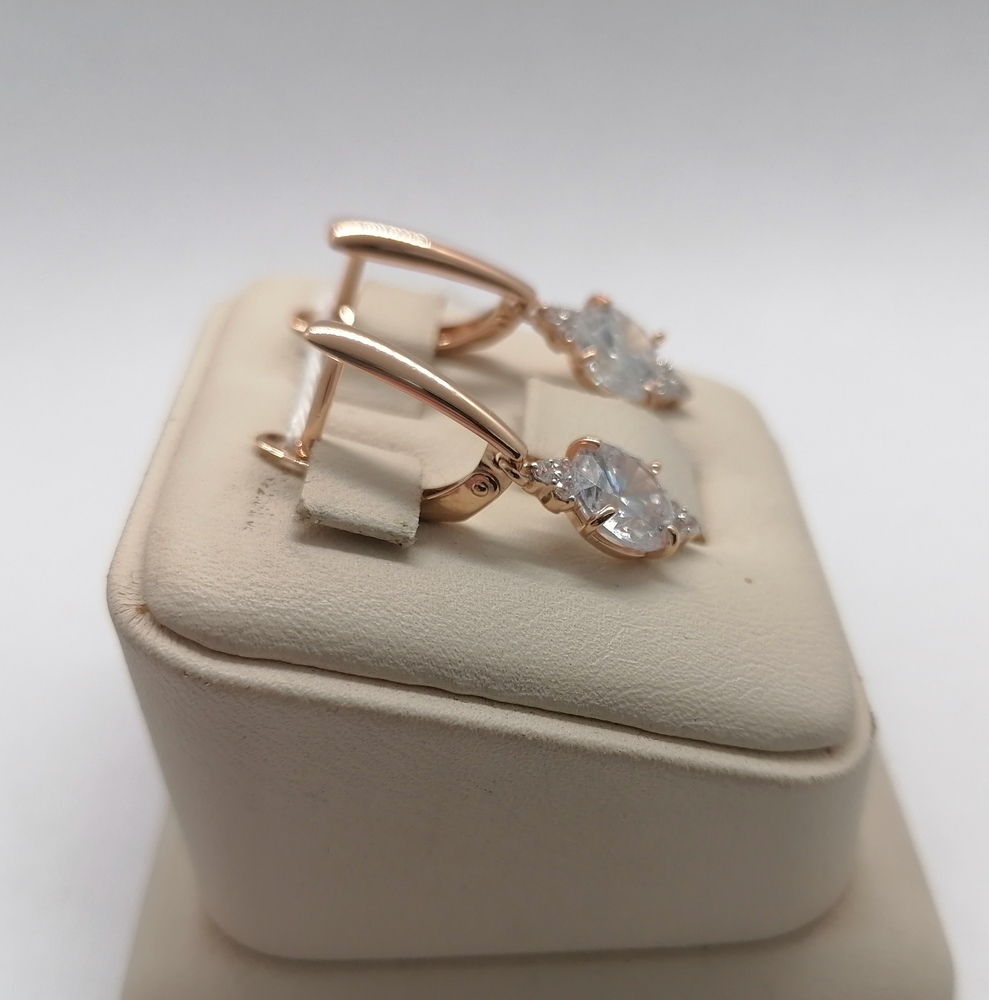 СЕРЬГИ С КАМНЯМИ (Au 585)