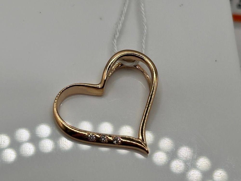 ПОДКМИ585 ПОДВЕСКА С КАМНЯМИ (Au 585)