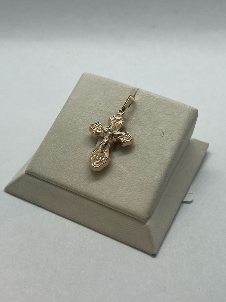 ПОДВЕСКА КРЕСТ без камня (Au 585)