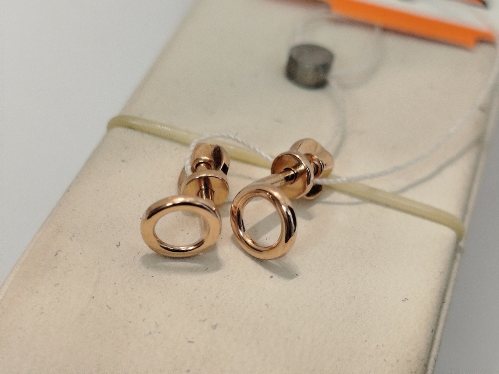 СПУС585 СЕРЬГИ ПУСЕТЫ (Au 585)