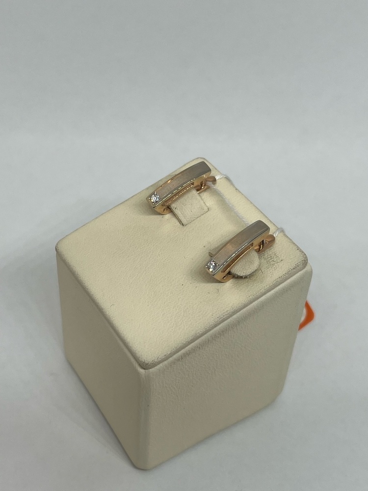 СЕРЬГИ С КАМНЕМ (Au 585)