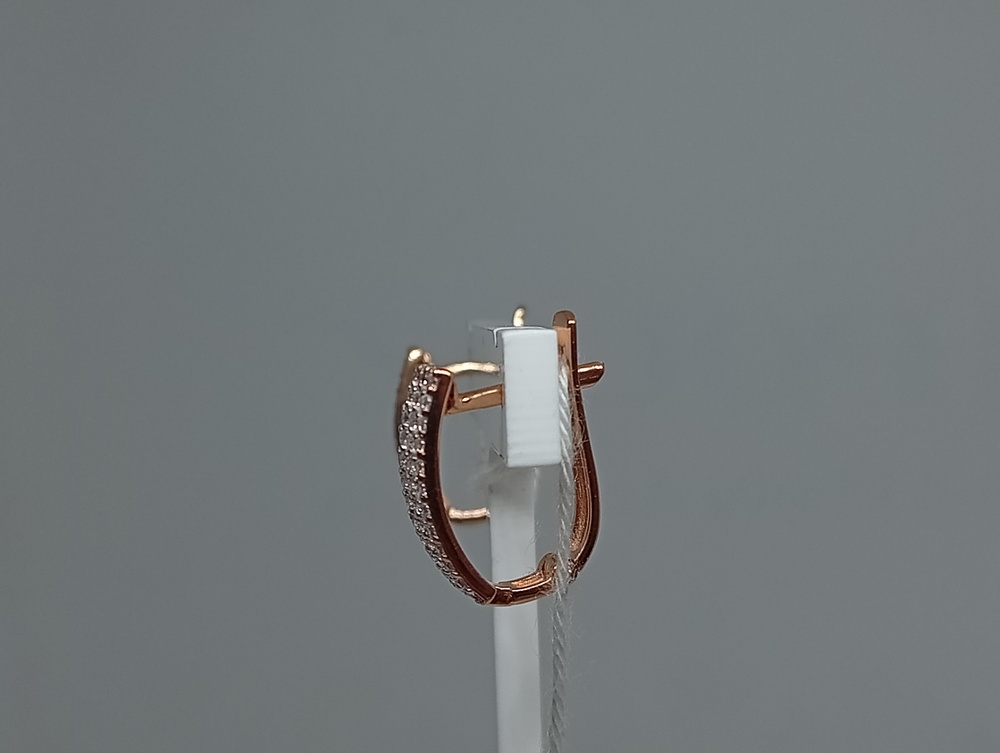 СКМИ585 СЕРЬГИ С КАМНЯМИ (Au 585)