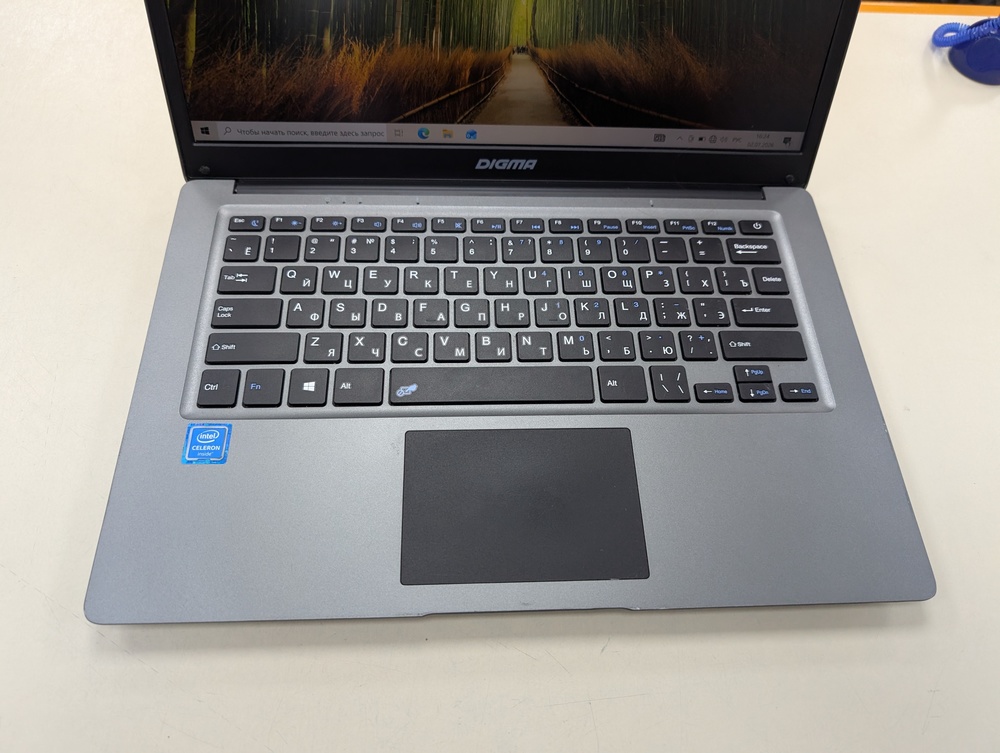 Ноутбук DIGMA EVE 14 C411; Celeron N3350, HD Graphics, 4 Гб, 128 Гб, Нет