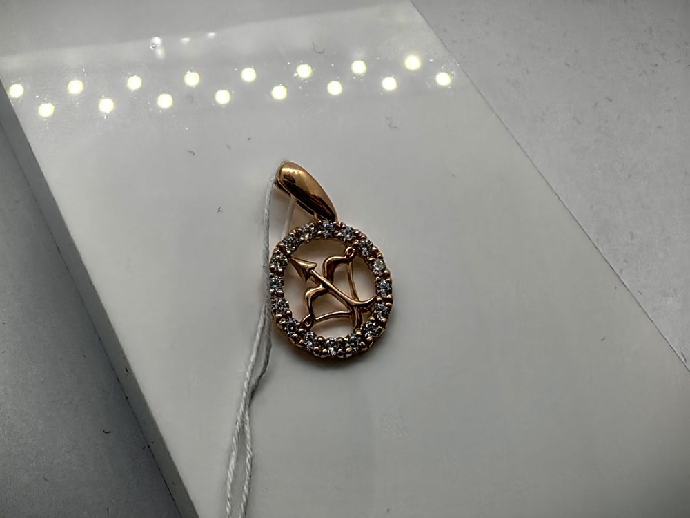 ПОДВЕСКА С КАМНЯМИ (Au 585)