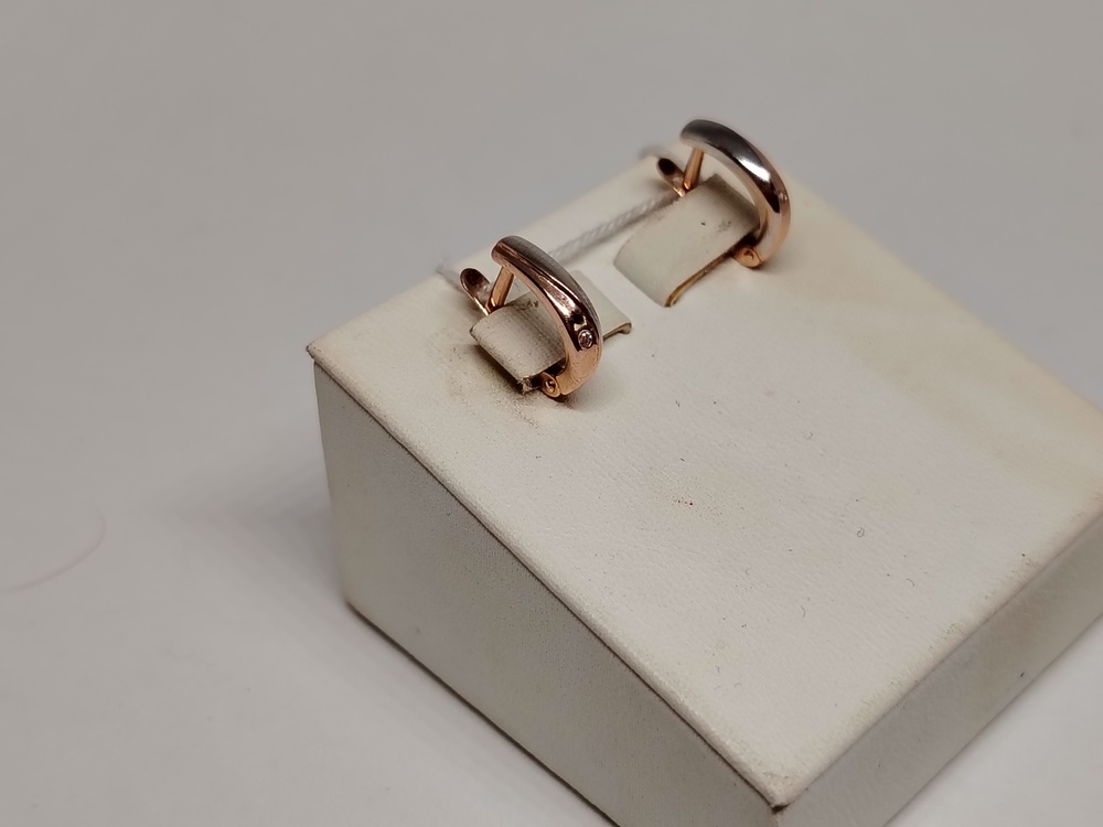 СЕРЬГИ С КАМНЕМ (Au 585)