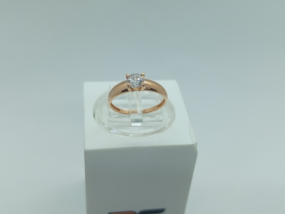 КОЛКМ585 КОЛЬЦО С КАМНЕМ (Au 585)