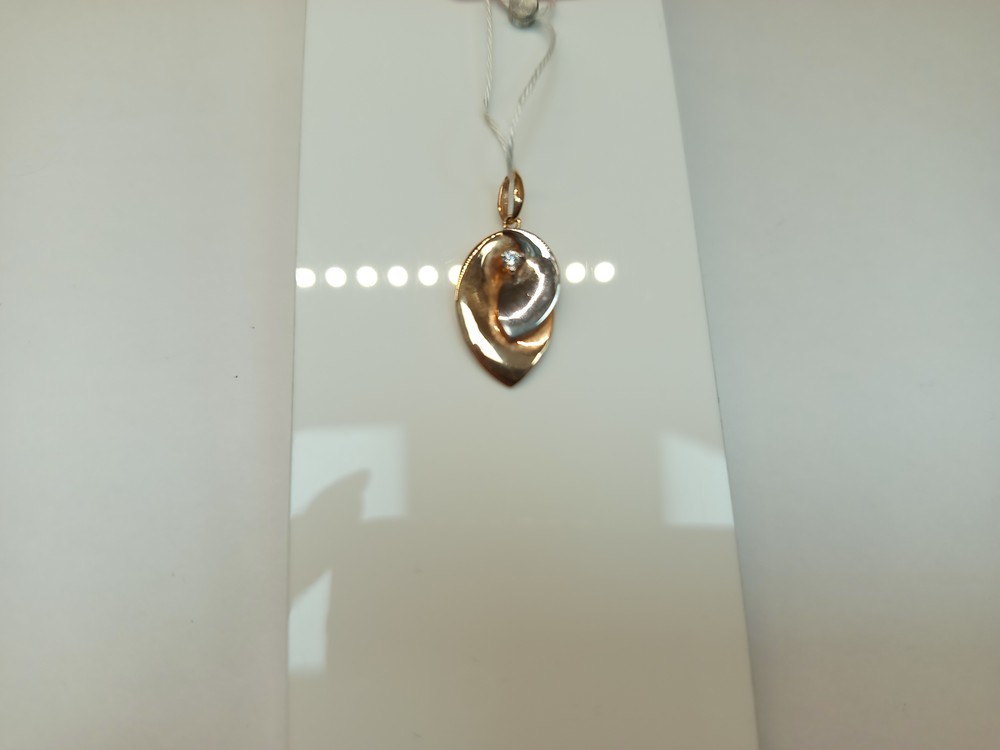 ПОДКМ585 ПОДВЕСКА С КАМНЕМ (Au 585)